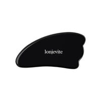 WING - SHAPE BLACK OBSIDIAN GUA SHA